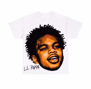 Lil Poppa Graphic T-Shirt Hip Hop Rap Fan Unisex Comfort Tee